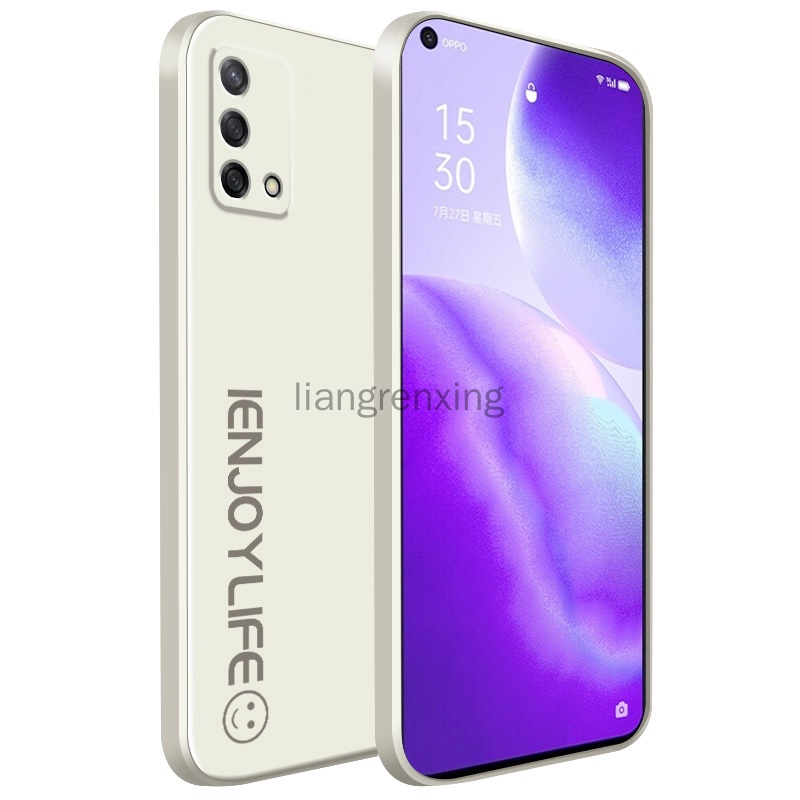 Ốp Điện Thoại Bằng Silicone Màu Trơn Cho oppo a74 4g oppo a95