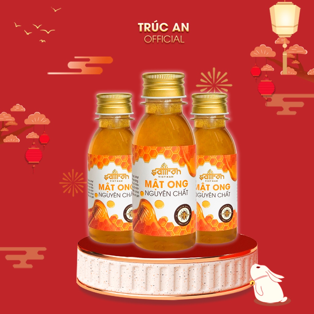Mật ong nguyên chất thương hiệu Saffron Việt Nam lọ 100ml