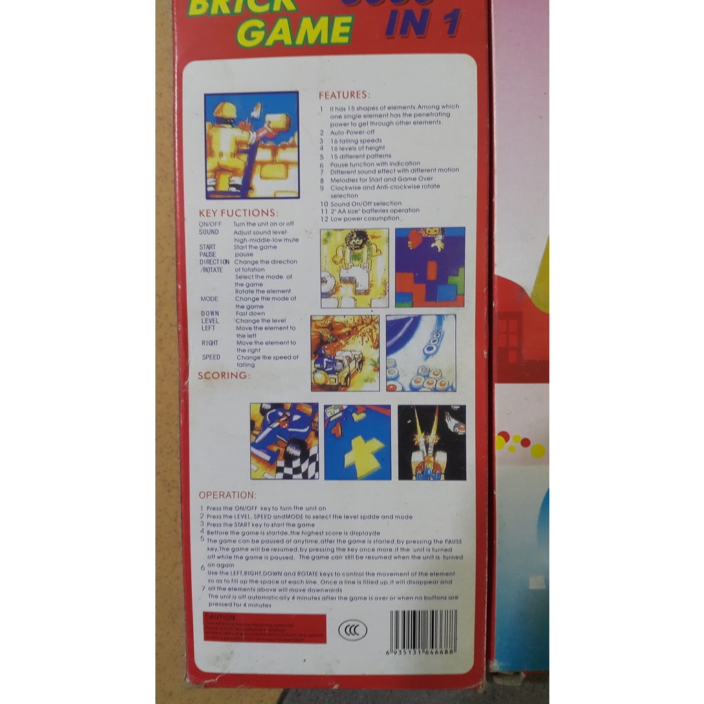 Máy chơi game trò xếp gạch huyền thoại và nhiều trò khác