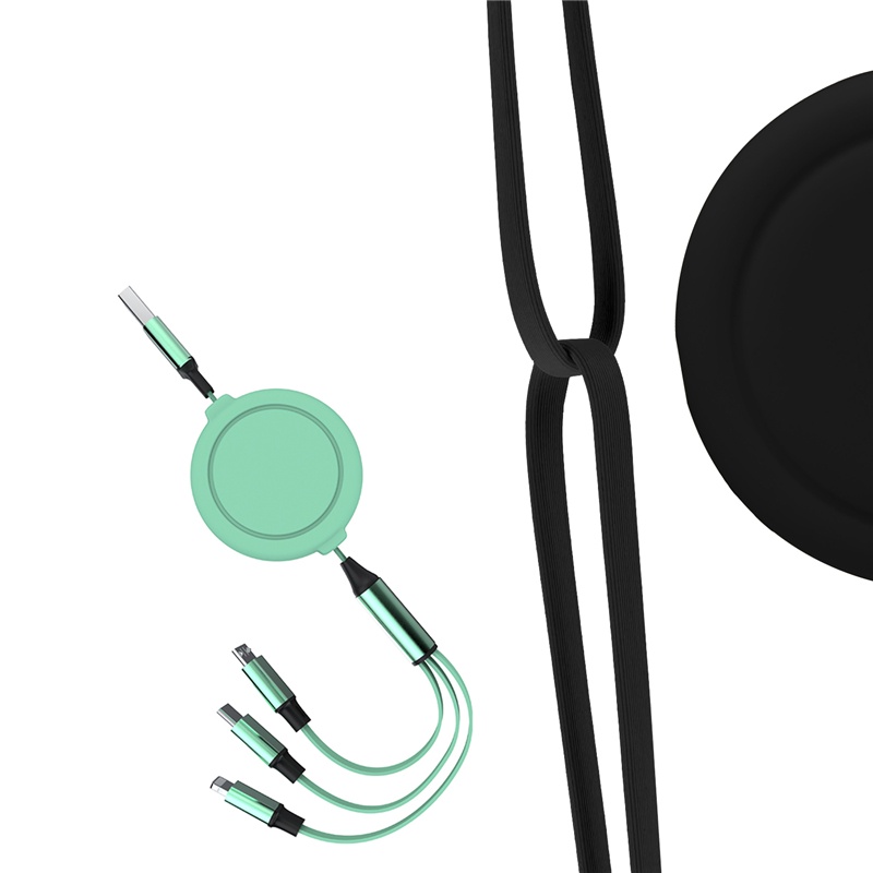 Cáp Sạc Rút Gọn 3 Trong 1 Đa Năng Dành Cho Điện Thoại Apple Android