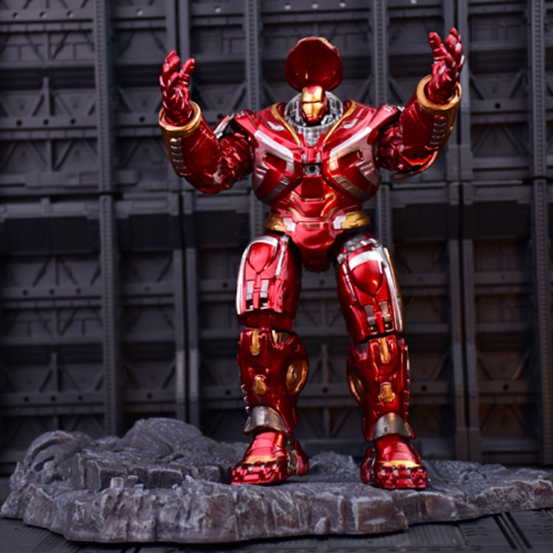 Hình hành động The Avengers Iron Man Hulk Đồ chơi có thể di chuyển với đèn Led Hình mô hình Ngư