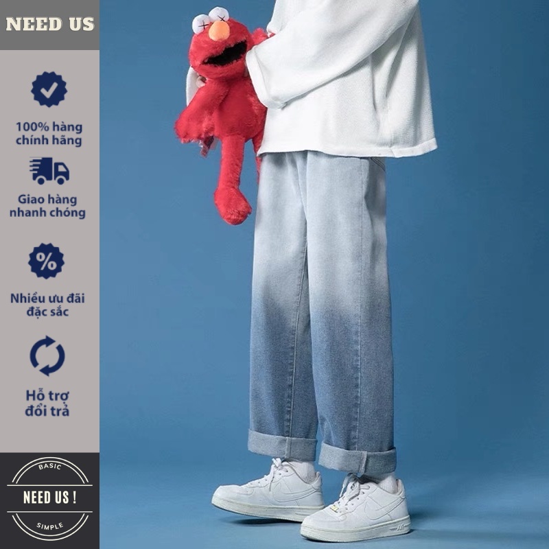 38-95kg  Quần jean BAGGY XÁM BẠC ỐNG RỘNG, quần SUÔNG cực đẹp cotton thoáng mát hot trend 2022