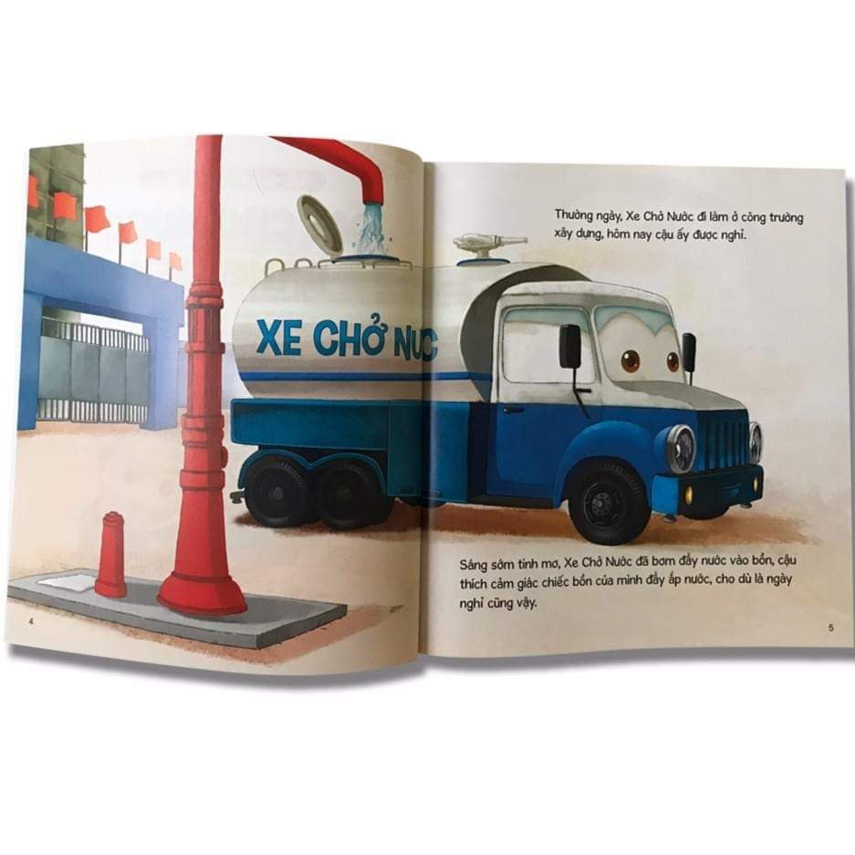 Sách Thế Giới Xe Công Trình bộ 6 cuốn