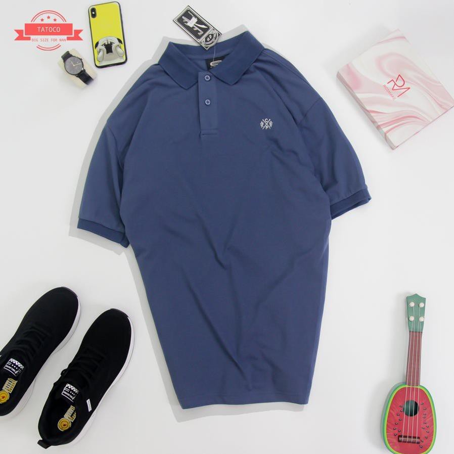 [bigsize 80 - 120kg]  áo thun có cổ size lớn - áo thun polo big size 80-150kg ( hình chất - hàng thật) | BigBuy360 - bigbuy360.vn