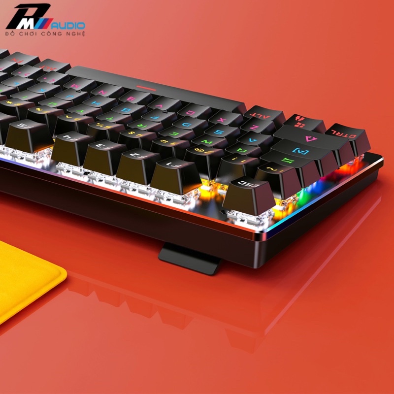 COMBO Bàn Phím Cơ K400-PRO 87 Nút Kèm Chuột G15 YINOIAO Dùng Cho Máy Tính Laptop LED RGB Tự Đổi Màu Nhiều Chế Độ