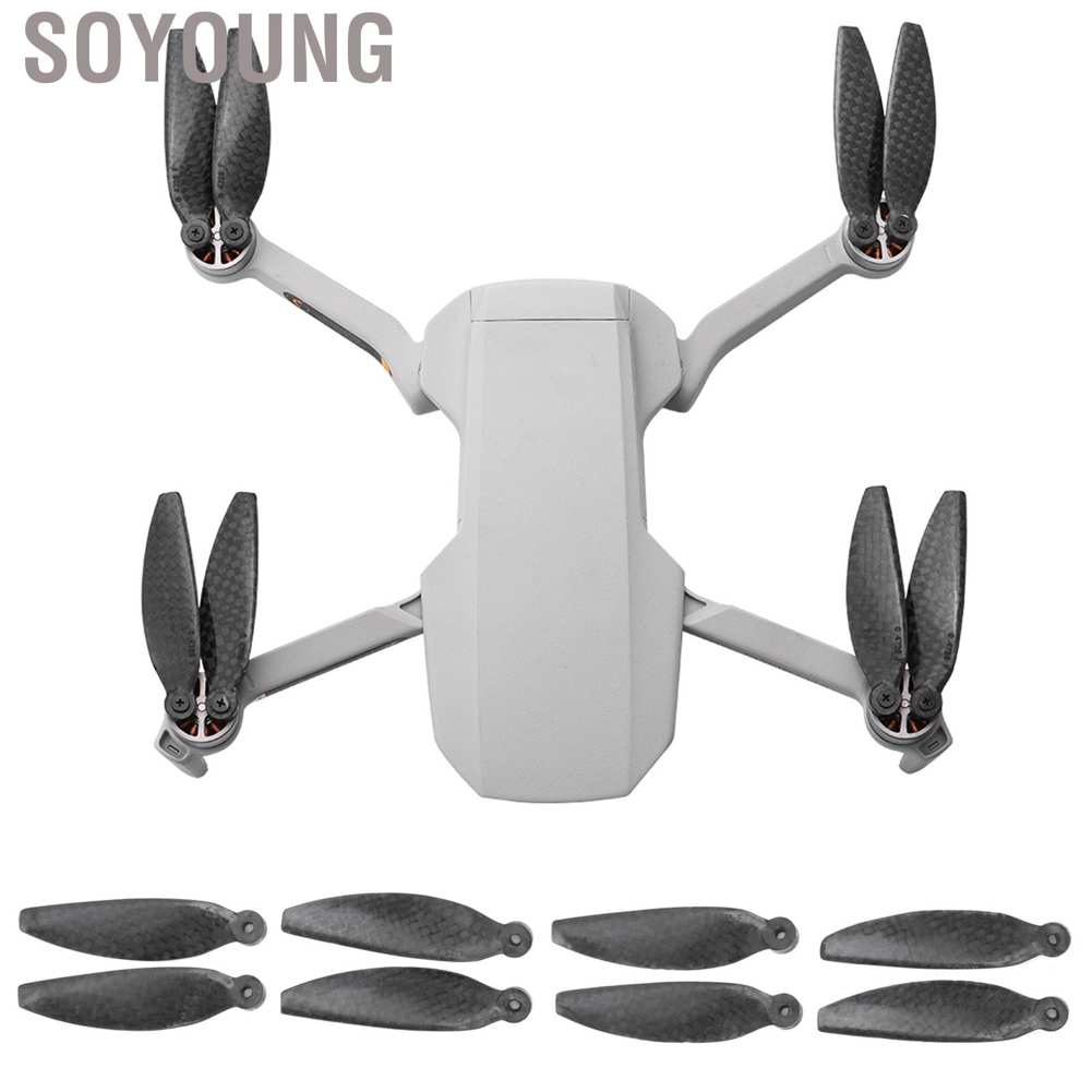 Cánh Quạt Sợi Carbon Màu Đen Thay Thế Cho Drone Dji Mavic Mini 2