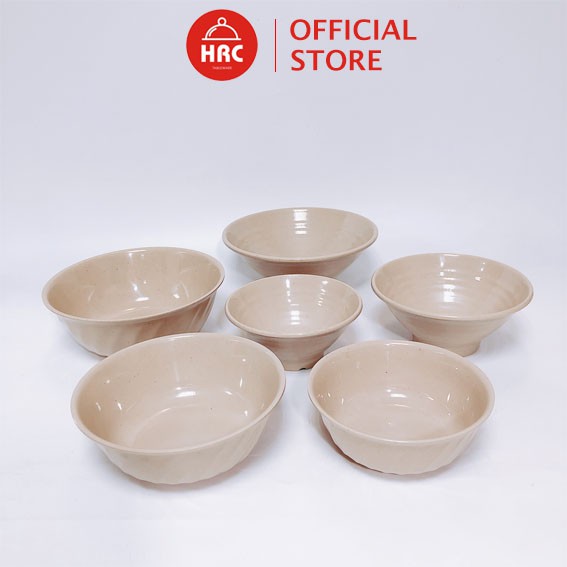 Tô Xoắn Phíp MELAMINE [CAO CẤP] FATACO Việt Nam Màu Nâu Đá