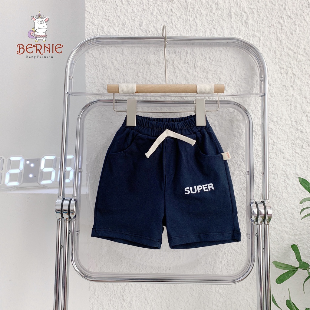 Quần short đùi ngắn chất cotton co giãn cho bé trai 1 2 3 4 5 6 tuổi Magickids Quần áo trẻ em mùa hè QĐ22001