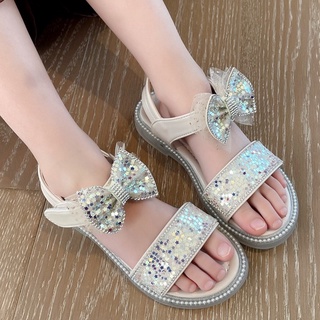 Dép sandal bé gái size 26-36 nơ sao nổi bật