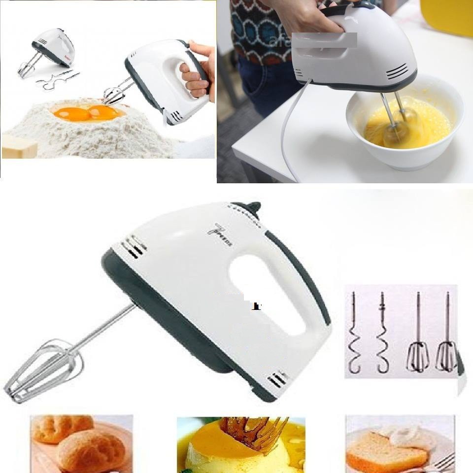 Máy Đánh Trứng Cầm Tay Tiện Lợi 7 Tốc Độ, Máy Đánh Trứng 7 Tốc Độ [GIAO NHANH 2H]