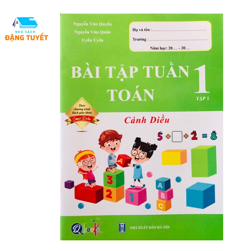 Sách - Bài Tập Tuần Toán 1 - Cánh Diều - Tập 1 (1 cuốn)