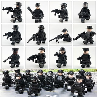 Bộ Đồ Chơi Lắp Ráp Lego 12 Mảnh Phong Cách Quân Đội