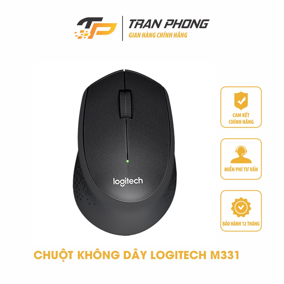 Chuột Không Dây Logitech M331 Silent - Bảo Hành 12 Tháng, Hàng Chính Hãng