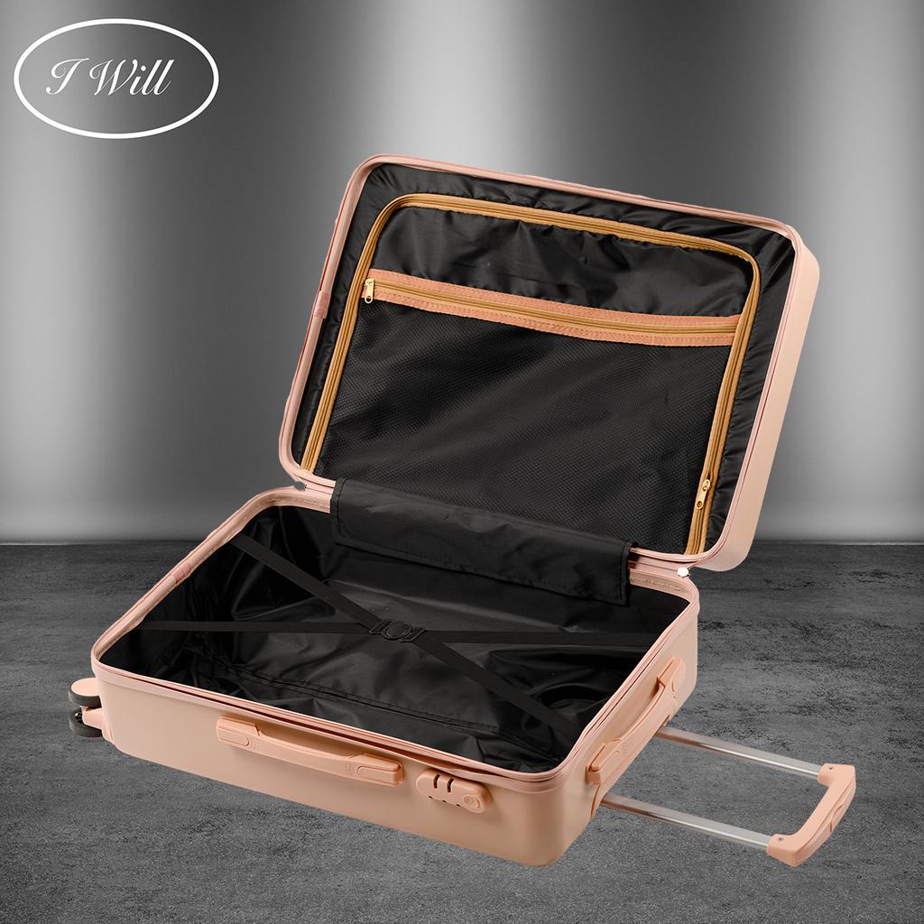 Vali Doanh Nhân 2 size 20/24 chất liệu nhựa PP màu hồng phấn