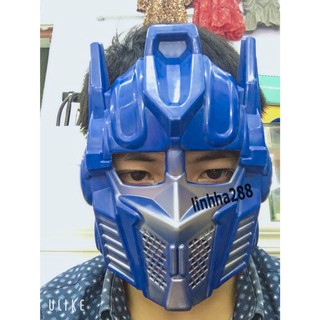 (XANH/ĐỎ) MẶT NẠ SIÊU NHÂN CHIẾN THẦN, Mặt nạ các nhân vật siêu nhân anh hùng độc đáo,Người Nhện,Người sắt,Người Dơi