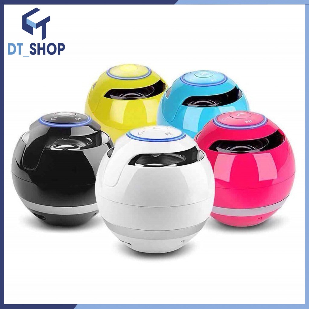 Loa Mini Trứng Bluetooth 360 Di Động Quả Cầu Tròn Hỗ Trợ Cắm Thẻ Nhớ Độc Đáo