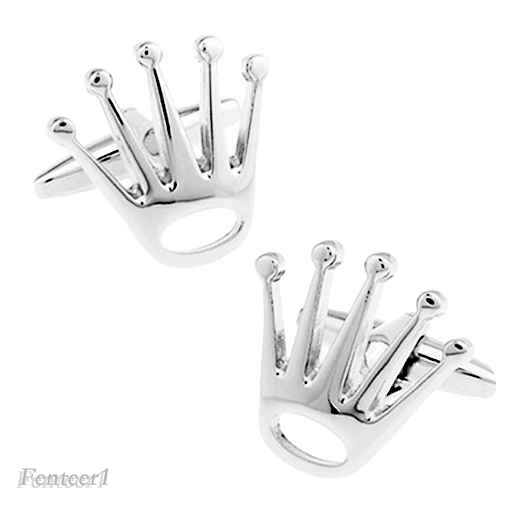 1 Cặp Khuy Măng Sét Cài Áo Sơ Mi Cho Tiệc Cưới Thời Trang