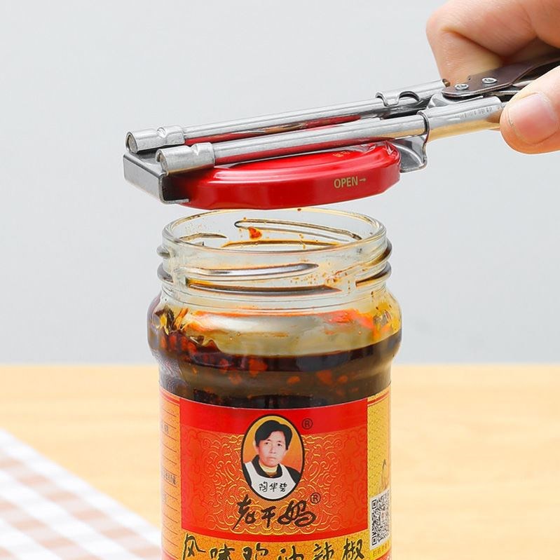 Dụng Cụ Mở Nắp Chai Lọ Bằng Thép Không Gỉ