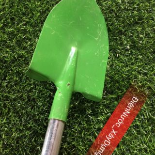 Xẻng Có Cán Mini Dụng Cụ Làm Vườn Dài 34cm