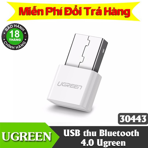 USB thu Bluetooth 4.0 Chính Hãng Ugreen UG-30443