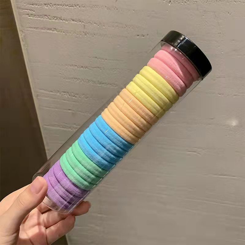 Set ống thun cột tóc 20 dây nhiều màu co dãn sang xịn phong cách hàn quốc