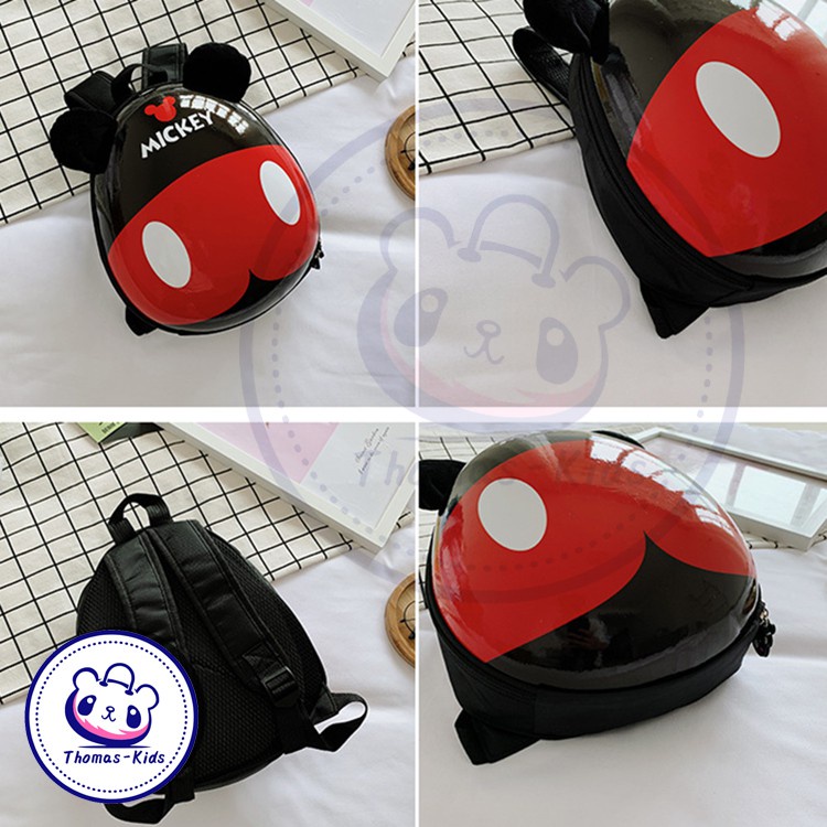 [THOMAS KIDS] Ba lô trẻ em Vỏ Mickey Vỏ trứng Dễ thương Trẻ em Túi quà Trẻ em Thời trang Cô gái Cậu bé Túi mầm non