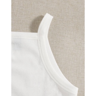 [Hàng order Shein] Áo yếm croptop màu trơn form basic
