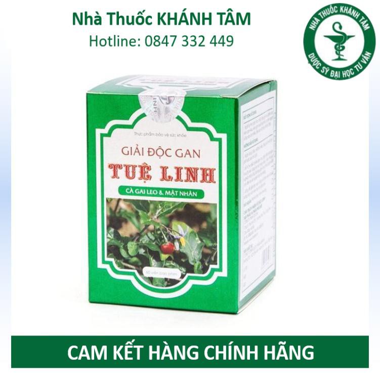 ! Giải độc gan Tuệ Linh (Hộp 60 viên) - Cà gai leo, mật nhân ! !