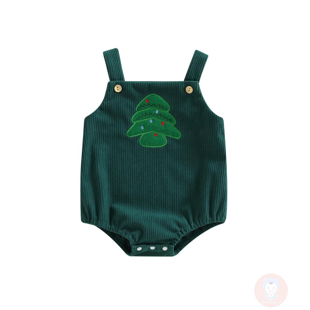 Laa6-bộ Áo Liền Quần Không Tay Hình Ông Già Noel / Cây Thông / Tuần Lộc Giáng Sinh Cho