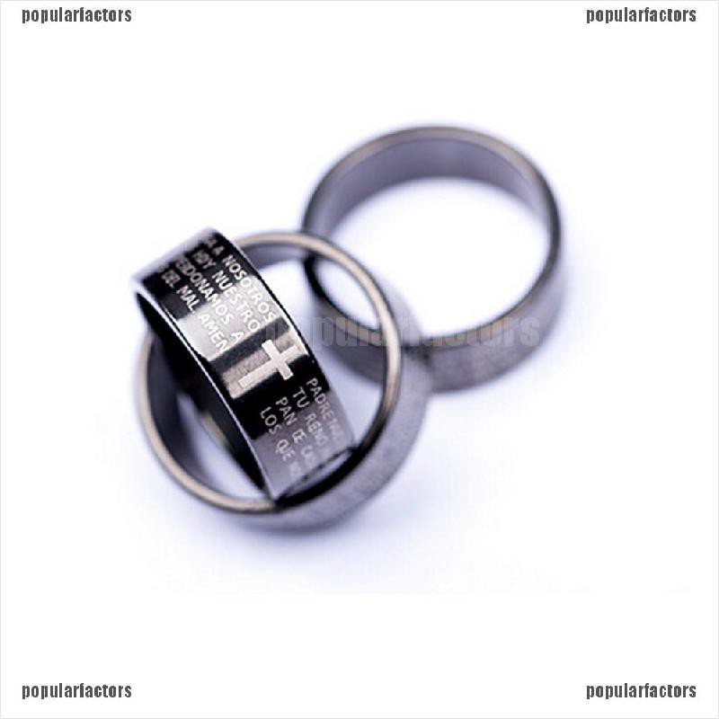 Vòng Tay Kim Loại Khắc Chữ Thập Thời Trang Cho Nam Và Nữ