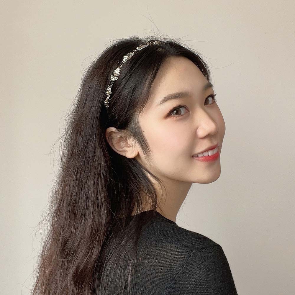 Băng Đô Cài Tóc Co Giãn Họa Tiết Hoa Lá Nhiều Màu Thời Trang Hàn Quốc Cho Nữ