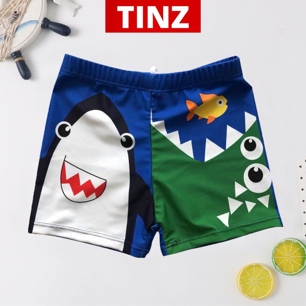 Quần bơi bé trai 3,4,5,6,7,8,9,10,11,12,13,14 tuổi, đồ bơi bé trai cao cấp TINZ|Mã MBS015-2