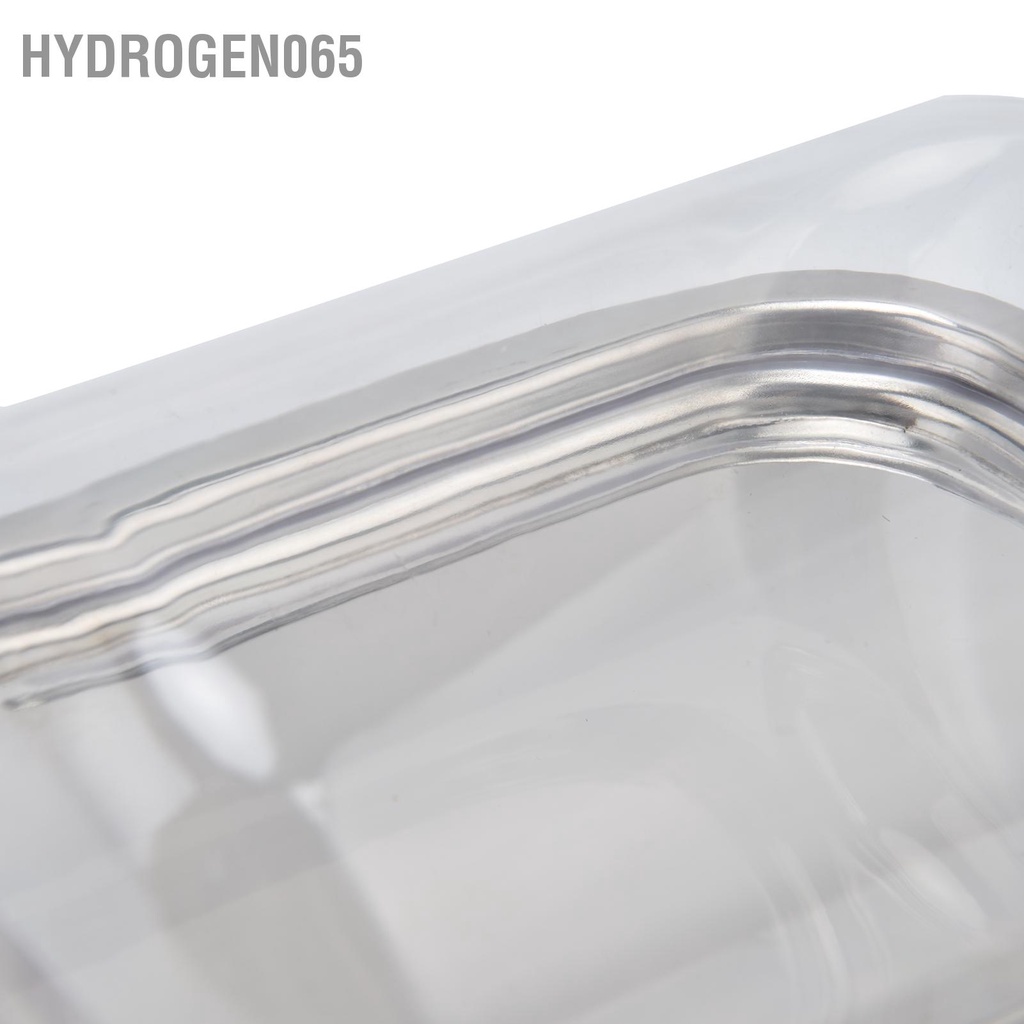 Hydrogen065 Hộp đựng bơ bằng thép không gỉ Đĩa pho mát có nắp đậy trong suốt cho nhà bếp