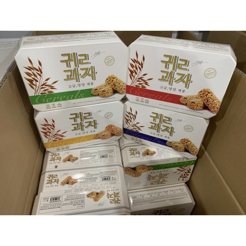 Bánh Yến Mạch Hàn quốc 150G Siêu Thơm Ngon Giòn Tan