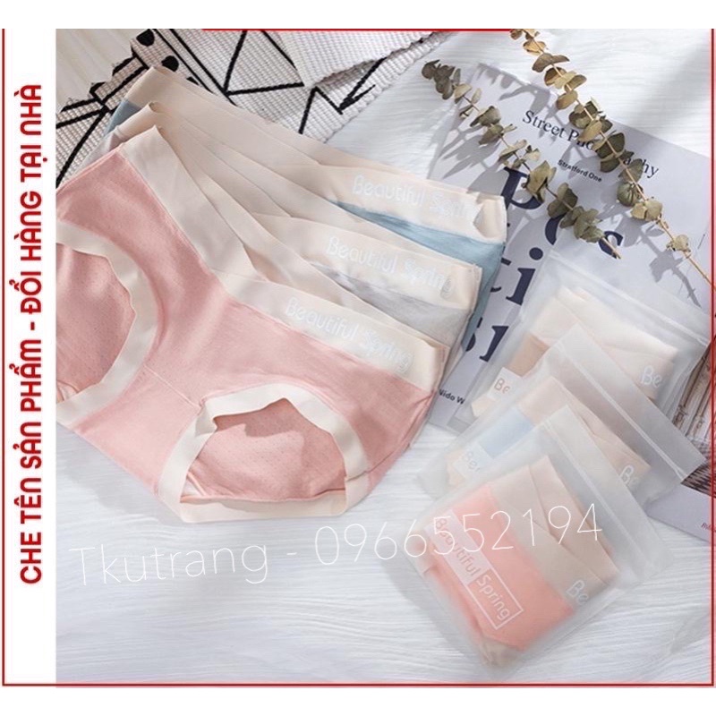 (mẫu mới ) quần lót bầu - quần chip bầu su đúc cạp chéo 20031 chuyên dụng dành cho mẹ bầu