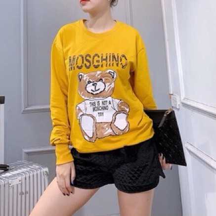 [Mã FAMANU82 giảm 10% đơn 0đ] áo nỉ hoodie in hình chú gấu mos trẻ trung