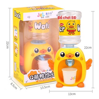 bình nước uống mini vịt vàng cho bé yêu - máy róc nước mini