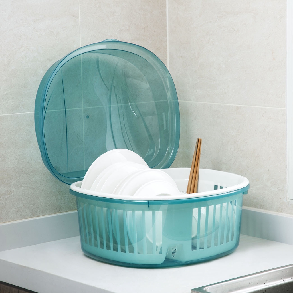 Giá đựng chén đĩa JUJIAJIA thoát nước tiện dụng cao cấp cho nhà bếp