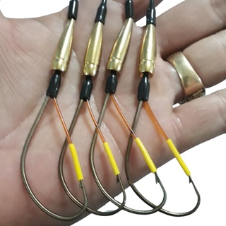 1 Lưỡi câu lóc nhái thật cao cấp KÈM CHÌ nặng 6g kt 5x2cm, móc câu rê lure cá lóc sộp cá tràu với nhái sống