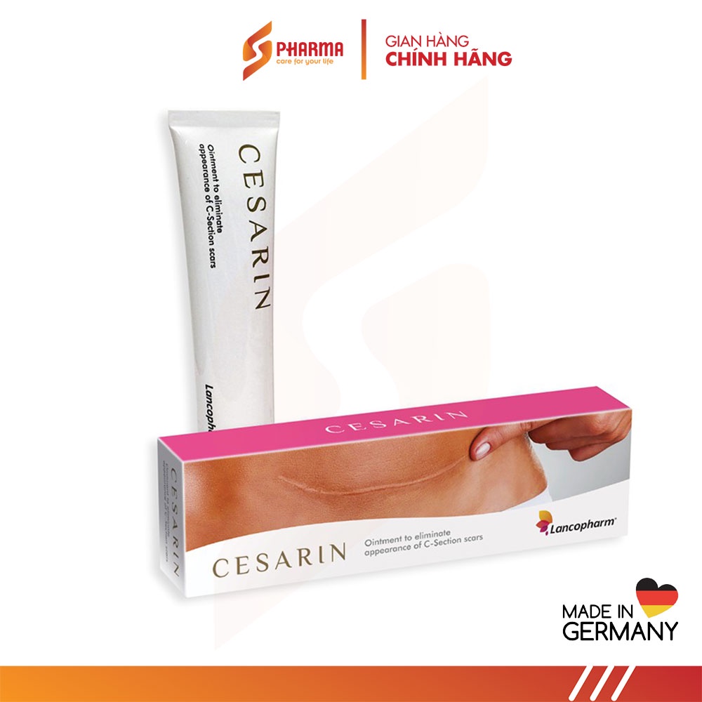 Kem làm mờ sẹo LANCOPHARM CESARIN OINTMENT 30G – CREVIL [Đức]