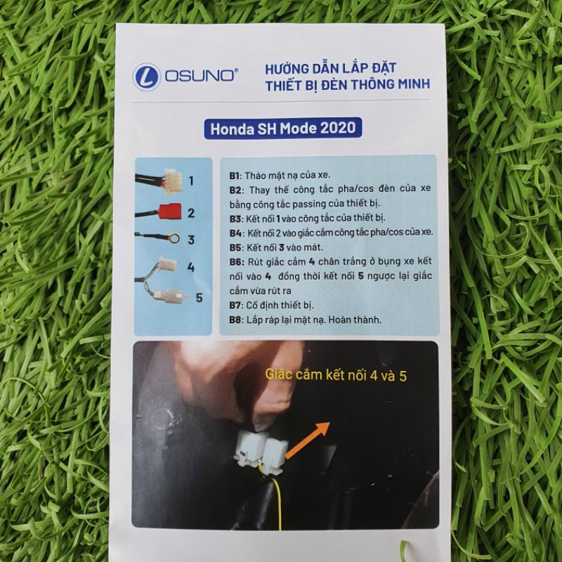 ( 2 NĂM BH ) mạch tắt đèn kèm passing SH mode 2020