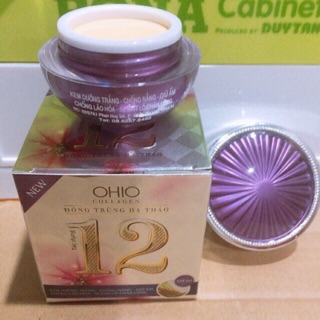 Kem dưỡng trắng OHIO collagen 12 tác dụng 30g