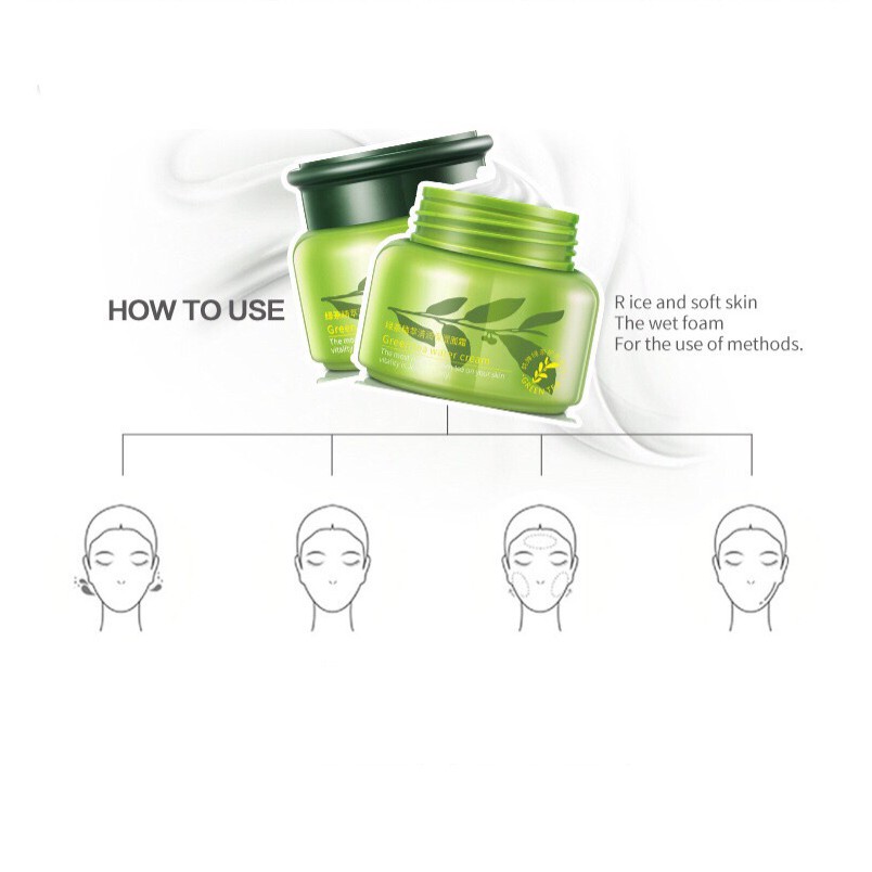 Kem dưỡng ẩm dưỡng trắng da cấp ẩm nước chuyên sâu trà xanh nội địa Trung | BigBuy360 - bigbuy360.vn