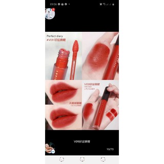 (sẵn) Son kem nhung PerfectDiary