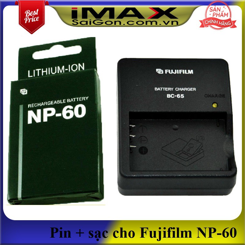 Pin sạc máy ảnh cho Fujifilm NP-60