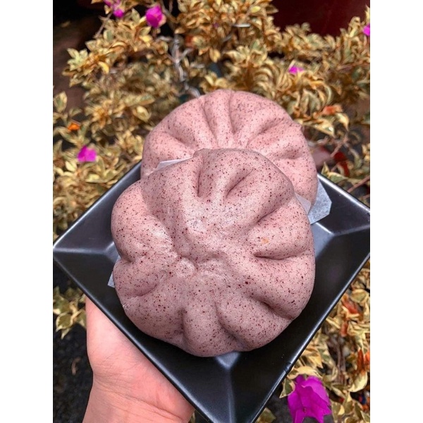 [HỎA TỐC SG] Bánh bao nguyên cám sốt gà nấm rau củ healthy thơm ngon - hộp 4 bánh