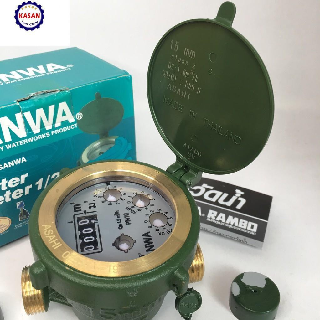 ĐỒNG HỒ NƯỚC SANWA giắc đồng_ Hàng nhập khẩu Thái Lan