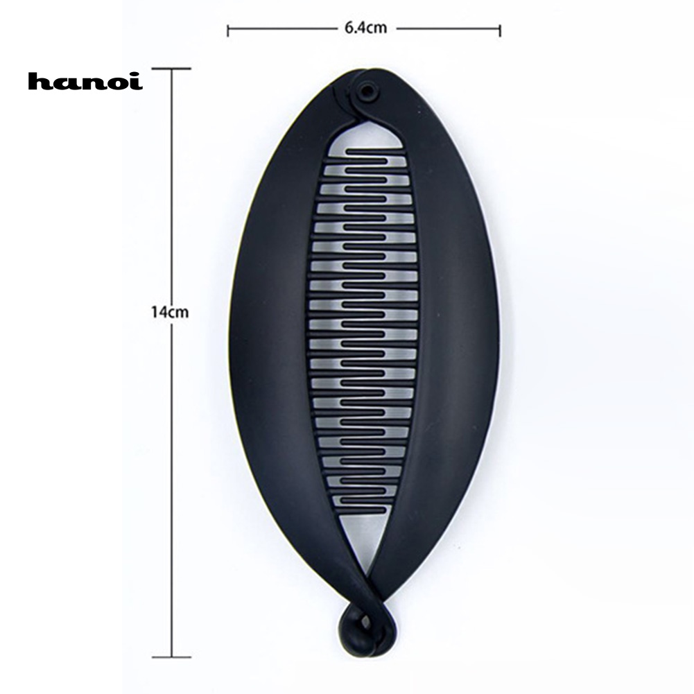 Kẹp Tóc Kim Loại Hình Xương Cá Thời Trang Cho Nữ