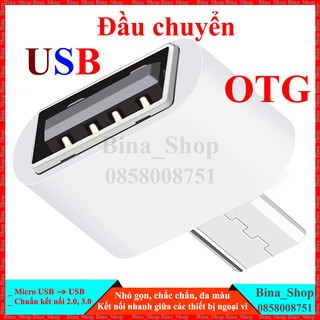 Đầu Chuyển OTG Micro USB / Type C sang USB