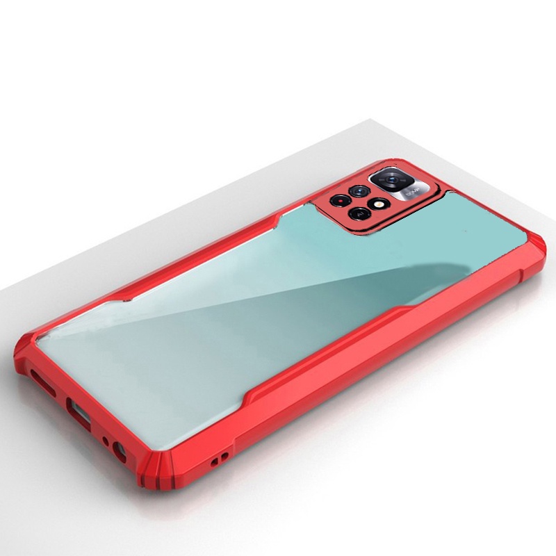 Ốp Điện Thoại PC + Silica Trong Suốt Chống Sốc Cho Xiaomi 11T 12T Pro Lite Redmi Note 12s 11s 10s Pro Max Turbo 12C Poco X5 F5